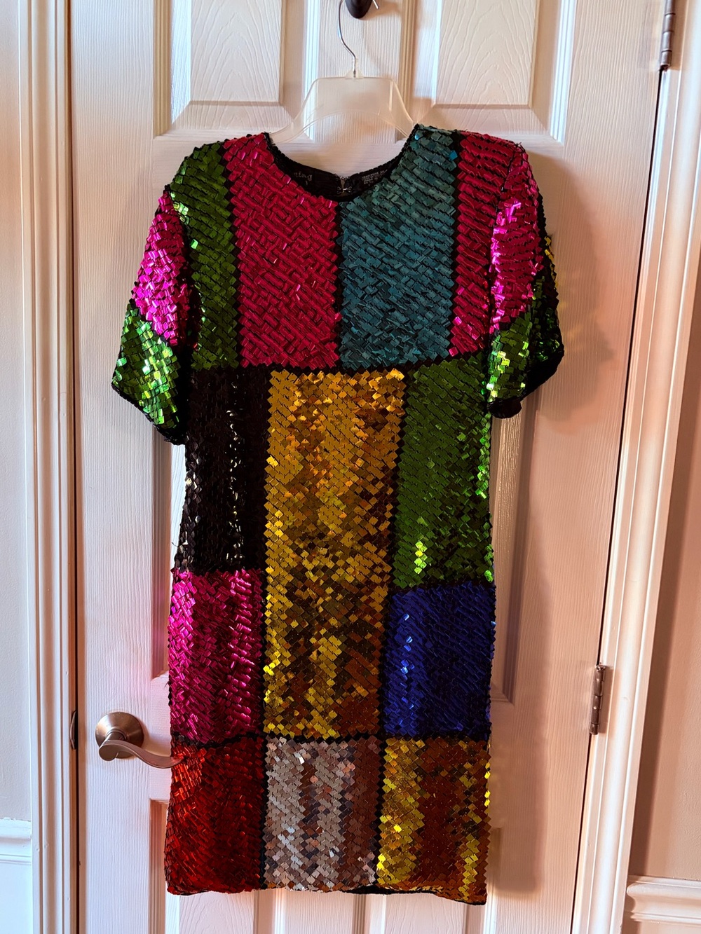 RARE Evening Pearl Vintage Dress Small